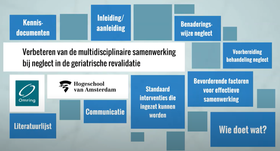 Verbeteren van de multidisciplinaire samenwerking bij neglect in de geriatrische revalidatie