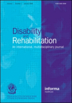 Astrid Preitschopf’s wetenschappelijke artikel in tijdschrift Disability and Rehabilitation